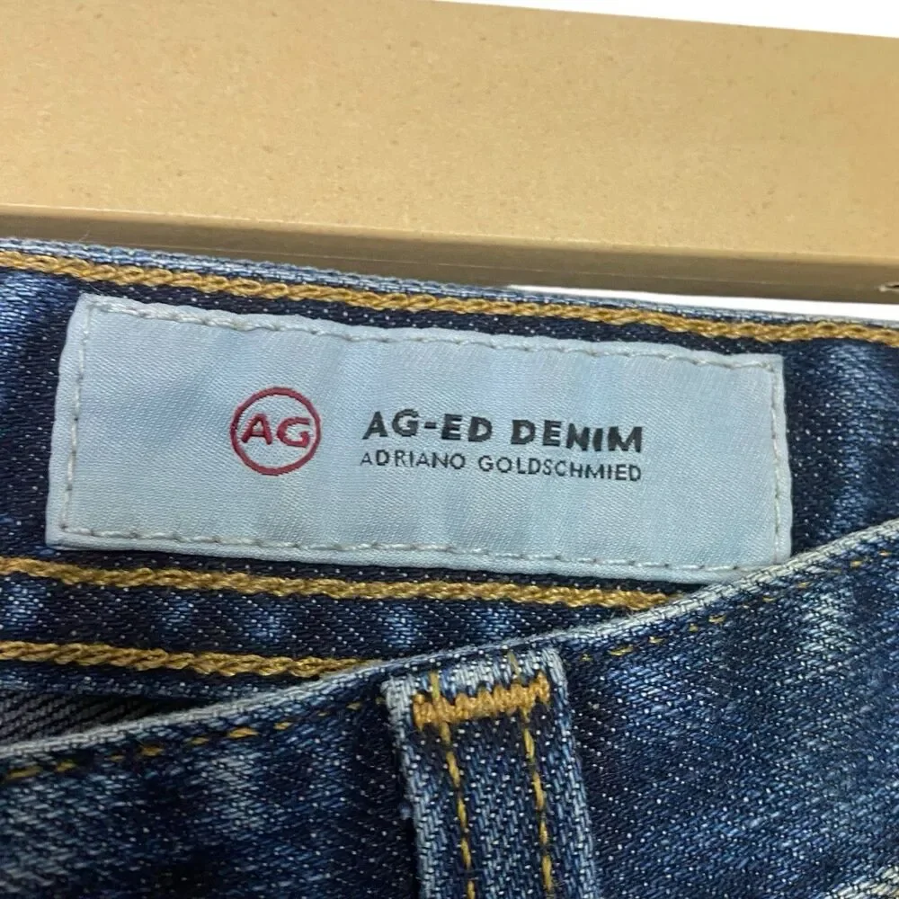 AG Adriano Goldschmied Ives Jeans Mens 32x32 Blue Modern Athletic Fit Denim NEW